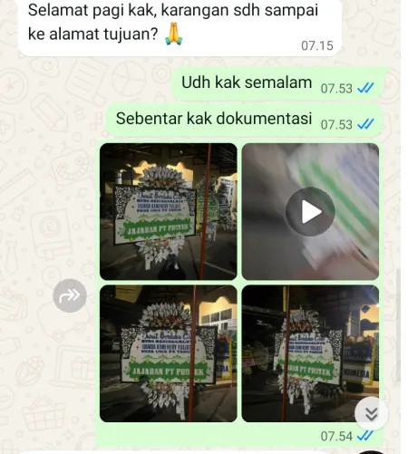 Pengiriman Papan Bunga Selamat Pinang